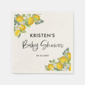 Citroen Citroen Thema Baby Shower Servetten (Voorkant)