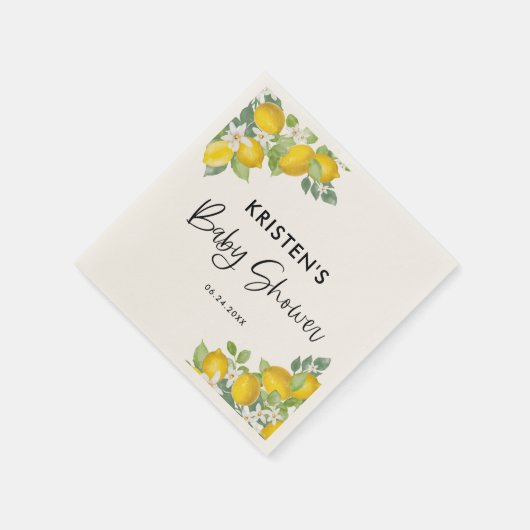 Citroen Citroen Thema Baby Shower Servetten (Hoek)