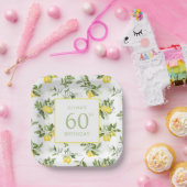 Citroen Citrus 60e verjaardag Papieren Bordje (Feest)