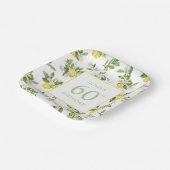 Citroen Citrus 60e verjaardag Papieren Bordje (Gebogen)