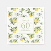 Citroen Citrus 60e verjaardag Servet (Voorkant)