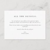 Citroen Citrus Amalfi kust bruiloft Informatiekaartje (Voorkant)