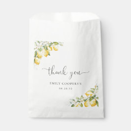Citroen Citrus Baby shower Favoriet Bag Bedankzakje