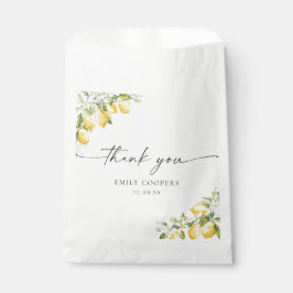 Citroen Citrus Baby shower Favoriet Bag Bedankzakje