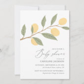 Citroen Citrus Baby shower Kaart (Voorkant)