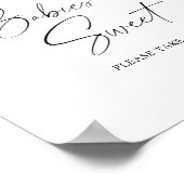 Citroen citrus - baby's zijn zoet poster (Hoek)