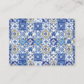 Citroen Citrus Bloemen Groen Bruiloft Wishing Well Informatiekaartje (Achterkant)