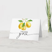 Citroen Citrus Dank u kaart (Voorkant)