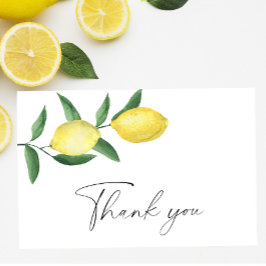 Citroen citrus - Dank u kaart