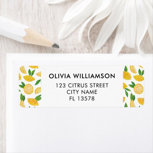 Citroen Citrus Fruit Etiket (Insitu)