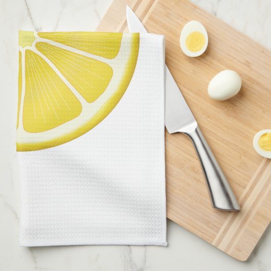 Citroen Citrus Fruit Slice Theedoek (Quarter Fold)