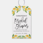 Citroen Citrus Fruit Vrijgezellenfeest Cadeaulabel (Voorkant)