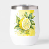 Citroen Citrus Geel Fruit  Waterverf Bride (Voorkant)
