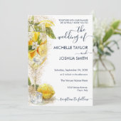 Citroen Citrus Limoncello Italië Bestemming Bruilo Kaart (Staand voorkant)