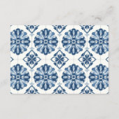 Citroen Citrus Positano Italiaanse bruiloft Informatiekaartje (Achterkant)