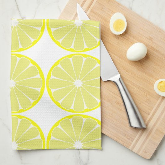 Citroen Citrus Retro Keuken Handdoek Gift (Quarter Fold)