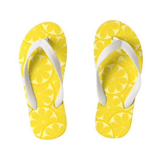 Citroen Citrus Slice Kinder Teenslippers (Voetbed)