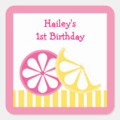 Citroen Citrus Stickers Envelope Seals (Voorkant)