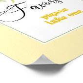 Citroen citrus thema Favorieten neem er een Poster (Hoek)