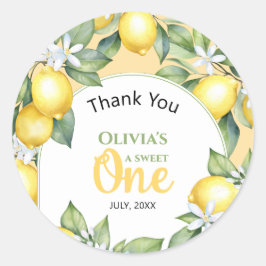 Citroen citrus verjaardag Stickers