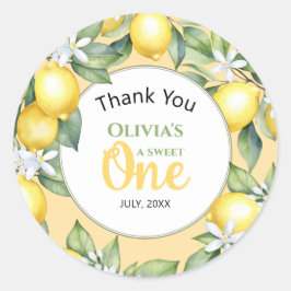 Citroen citrus verjaardag Stickers