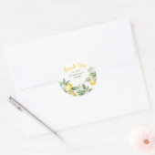 Citroen citrus verjaardag Stickers (Envelop)