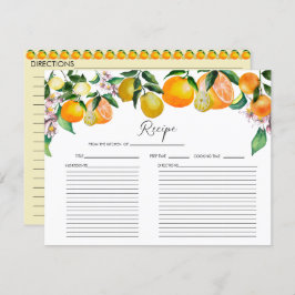 Citroen | Citrus | VRIJGEZELLENFEEST KAART