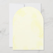 Citroen Citrus Waterverf Bruiloft Kaart (Achterkant)