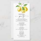 Citroen Citrus Waterverf Trouwprogramma (Achterkant)