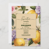 Citroen Citrus Zomer genderneutraal Baby shower Kaart (Voorkant)