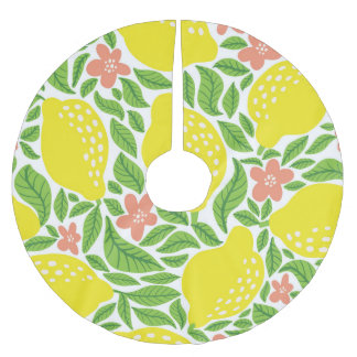 Citroen Citrus Zomer Patroon Kerstboom Rok