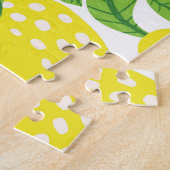 Citroen Citrus Zomer Patroon Legpuzzel (Zijkant)