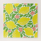 Citroen Citrus Zomer Patroon Legpuzzel (Horizontaal)