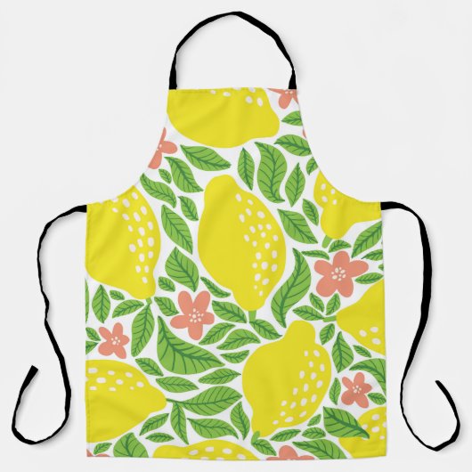 Citroen Citrus Zomer Patroon Schort (Voorkant)