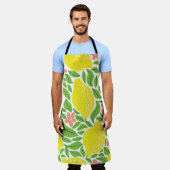 Citroen Citrus Zomer Patroon Schort (Gedragen)