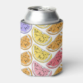 citroen Citrus Zomer Textuur Blikjeskoeler (Blikje Voorkant)