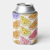 citroen Citrus Zomer Textuur Blikjeskoeler (Blikje Achterkant)