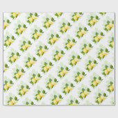 Citroen Citrusvruchten Botanisch Cadeaupapier (Vlak)