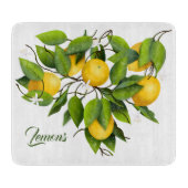 Citroen Citrusvruchten Botanisch Snijplank (Voorkant)