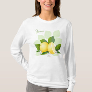 Citroen Citrusvruchten Botanisch T-shirt