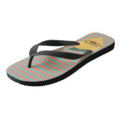 Citroen Cute Gestreept Patroon Teenslippers (Schuin)