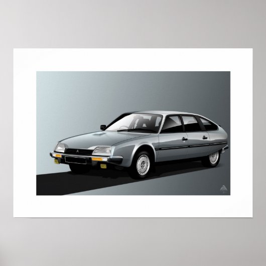 Citroen CX GTI-Poster Poster (Voorkant)