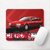 Citroen CX GTI Turbo 2-muis Muismat (Met muis)