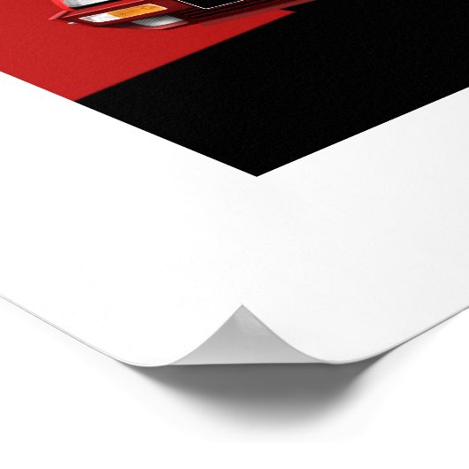 Citroen CX MK2 GTI Turbo 2 Poster (Hoek)