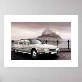Citroen CX Prestige Poster Illustratie