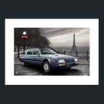 Citroen CX Prestige Turbo 2 Poster Illustratie<br><div class="desc">Poster Illustratie van een reeks 2 Citroen CX Prestige Turbo 2. Dit is een geweldig poster voor alle Citroen CX-eigenaars of ventilatoren van deze zeer luxe auto,  dat ik zelf heb ontworpen en geïllustreerd.</div>