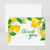 Citroen Dankkaart Feestdagenkaart (Voorkant / Achterkant)