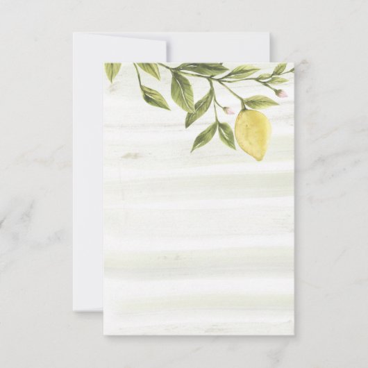 Citroen Dankkaartjes Bedankkaart (Voorkant)