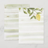 Citroen Dankkaartjes Bedankkaart (Voorkant / Achterkant)