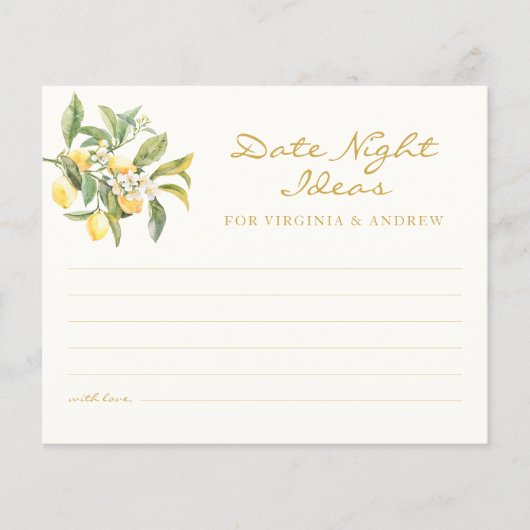 Citroen Datum Nacht Kaart (Voorkant)